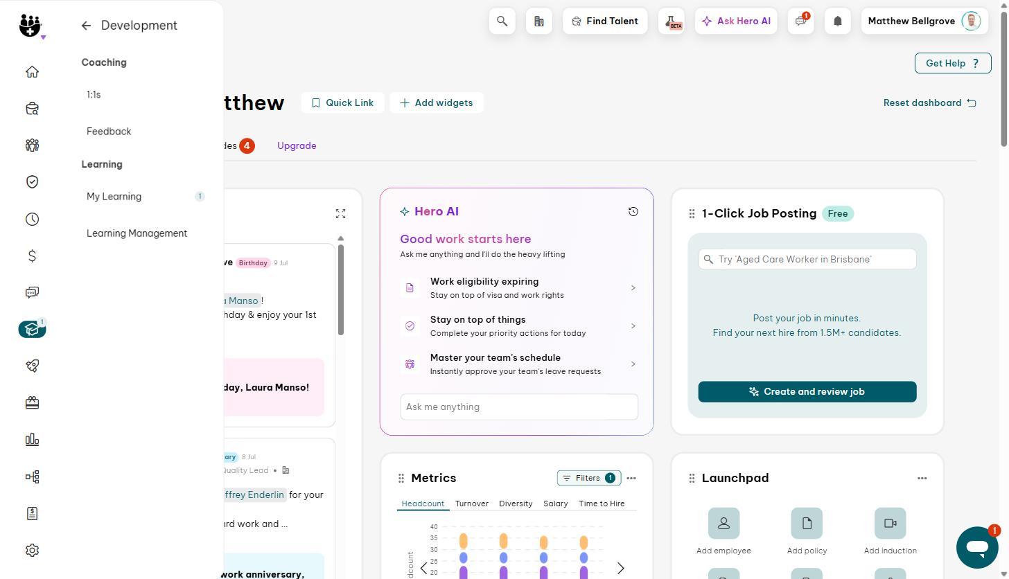 Employment Hero development module